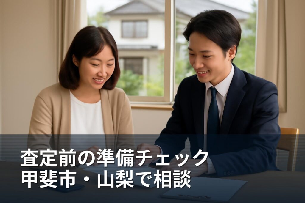 甲斐市・山梨で不動産査定前に準備すべきチェックリスト