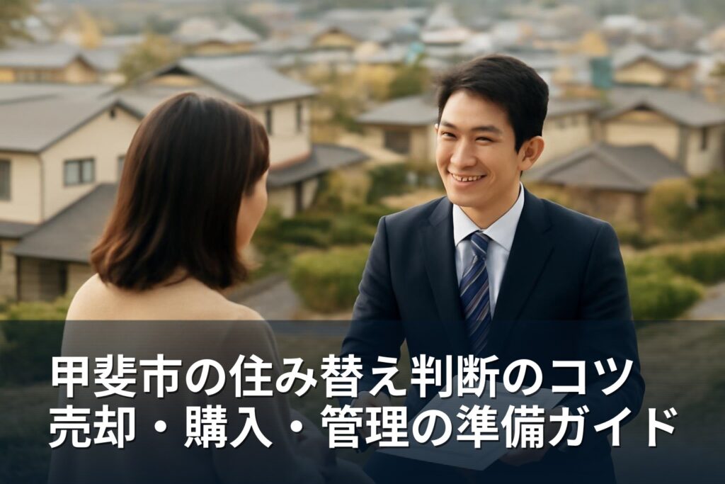 住み替えで迷ったら：甲斐市で押さえる判断基準と準備の流れ