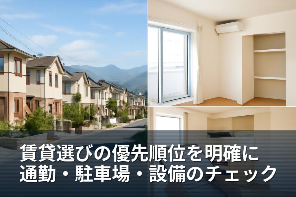甲斐市で賃貸を探すときのチェックリスト｜初めての一人暮らし・家族向け