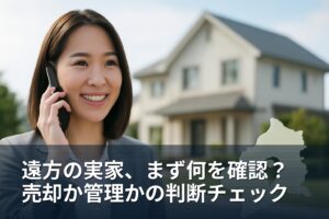遠方の実家の相続後対応｜売却・管理でまず確認したい8項目と流れ