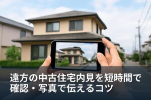 遠方からの中古住宅内見ガイド｜効率よく確認する準備と写真の撮り方