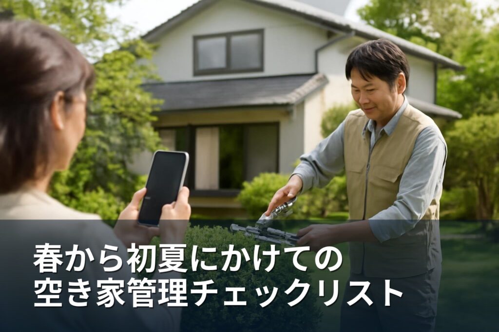 春～初夏の空き家管理チェックリスト（遠方オーナー向け）