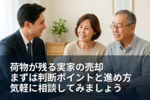 荷物が残った実家を売る前に確認したい判断と進め方