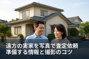 遠方の実家を写真で査定依頼する方法｜準備と撮影のコツ